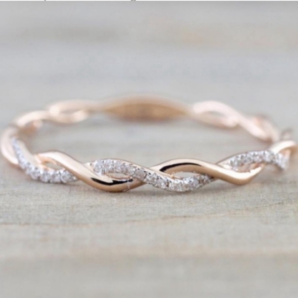 Rose gold plated ring - Picture 6 of 6
